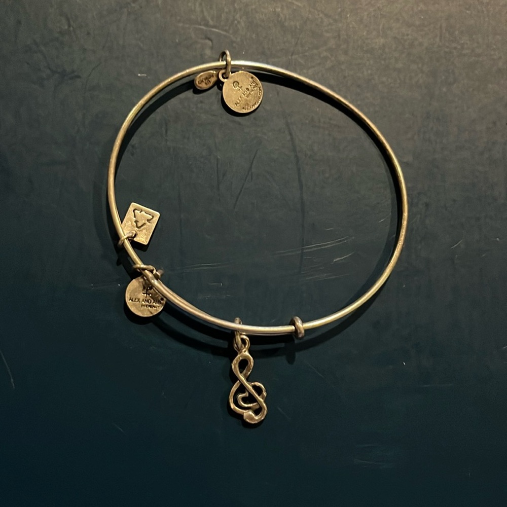 Alex and Ani Music Note Bracelet